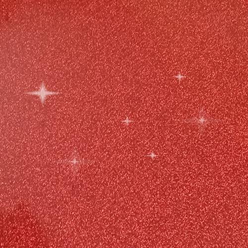 Flex STHALS Glitter szer. 50cm 923 Czerwony-2055